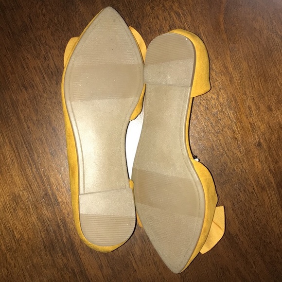 Torrid Mustard Faux Suede D’Orsay Flats - Picture 2 of 2